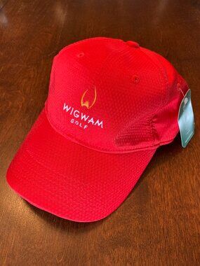 Legendary Headwear H100 Wigwam GOLF Red Adjustable 100% Polyester Adults